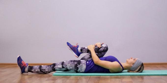 Jednostavne vježbe joge: poza u koljenu