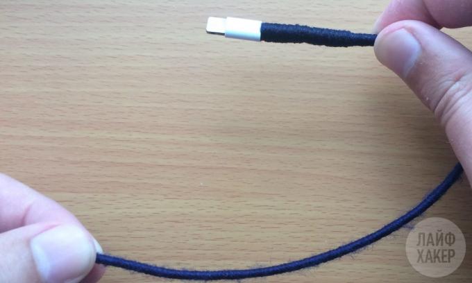 Kako popraviti munja-kabela: to zadebljanje