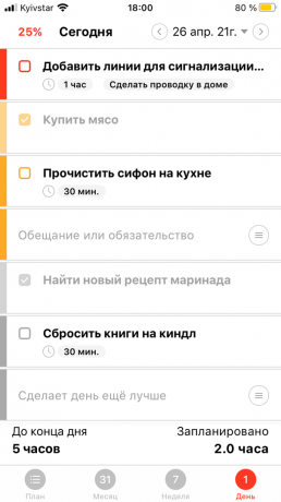 Aplikacija samoplaniranog rasporeda prikazuje vrijeme za izvršavanje zadataka