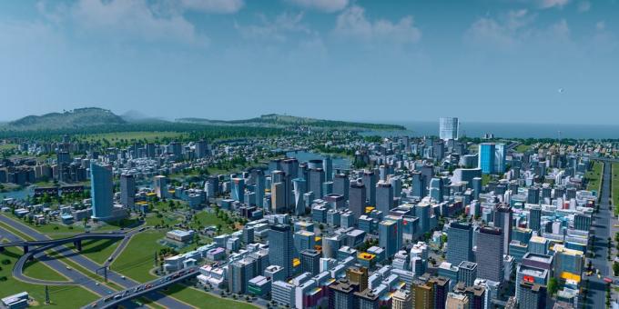 Većina urbanih simulatori na PC-u: Gradovi: Skylines