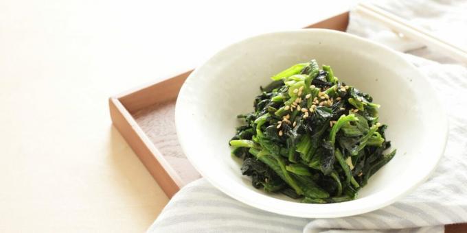 Korejska salata u koju ćete se zaljubiti u špinat