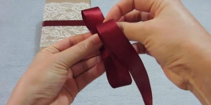 kako napraviti luk: Fold drugi rub