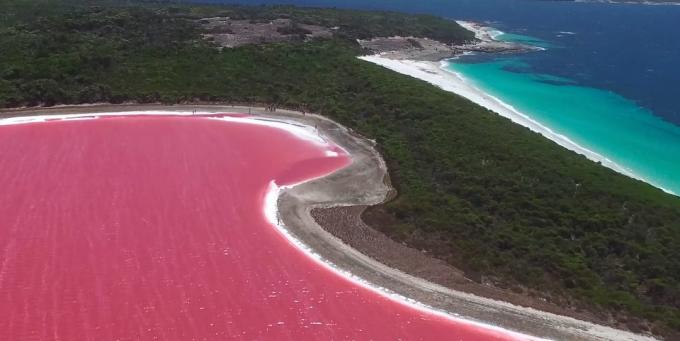 Nevjerojatno lijepo mjesto: Rose Jezero Hillier, Australija