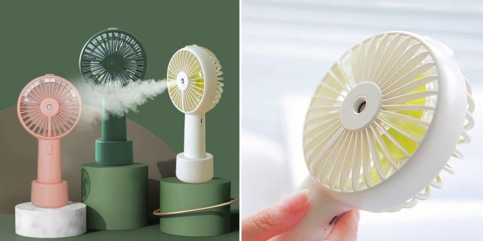 Kompaktni ventilatori s AliExpressa: s ovlaživačem zraka