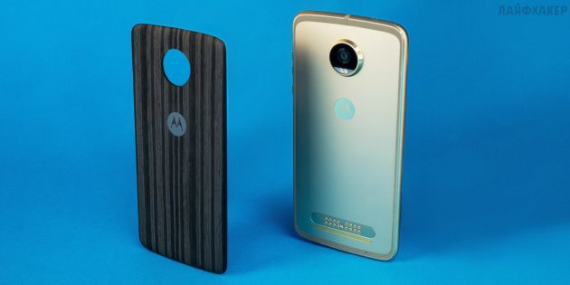 Moto Z2 Igra: dekorativni panel