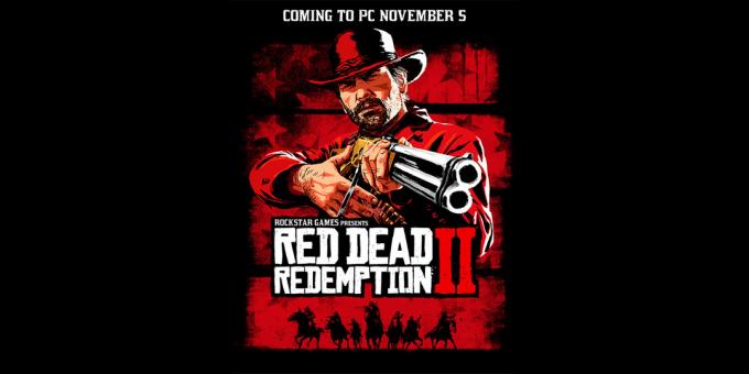 Plakat za najavu PC verzija Red Dead Redemption 2