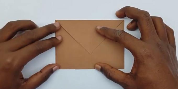 kako napraviti kuverta puta lijevom kutu