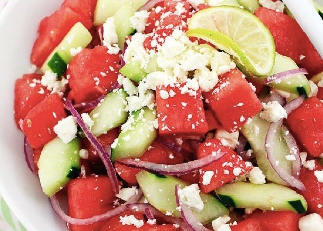 salata sa lubenicom: recept