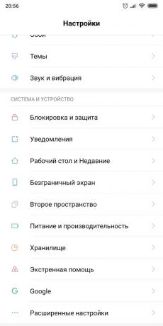 Profil na Android OS: Setup