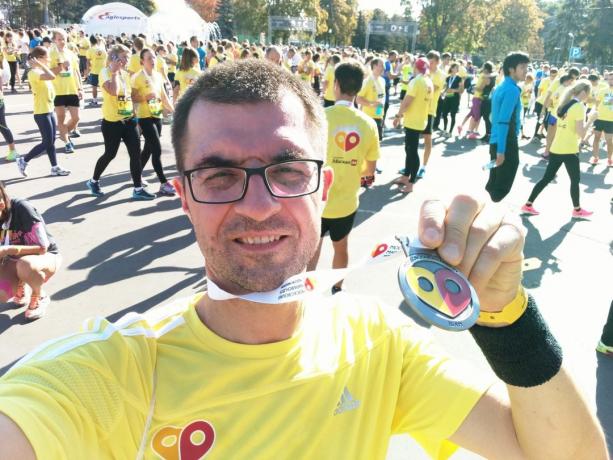 Aleksandar Khoroshilov u Moskvi maraton