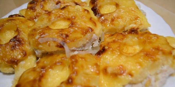 Piletina u pećnici: Pileća prsa sa ananasom i sirom