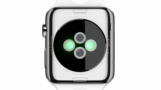 Cardiosensor u Apple Watcha Sport