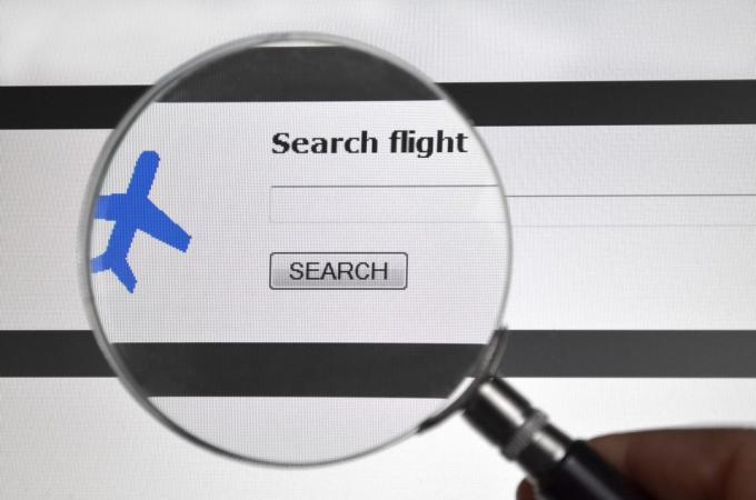 Traži let, zrakoplovna usluga pretraživanja na webu