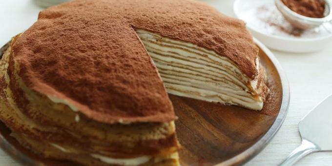 Recept: palačinka kolač „Tiramisu”