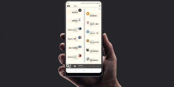 Xiaomi stupac: Popis radijskih postaja