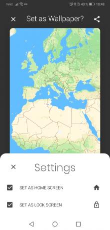 Cartogram - pozadina za Android-based Google Maps: metode instalacije