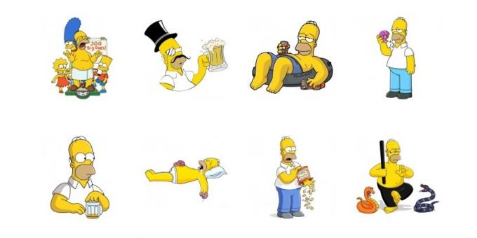Naljepnice: The Simpsons