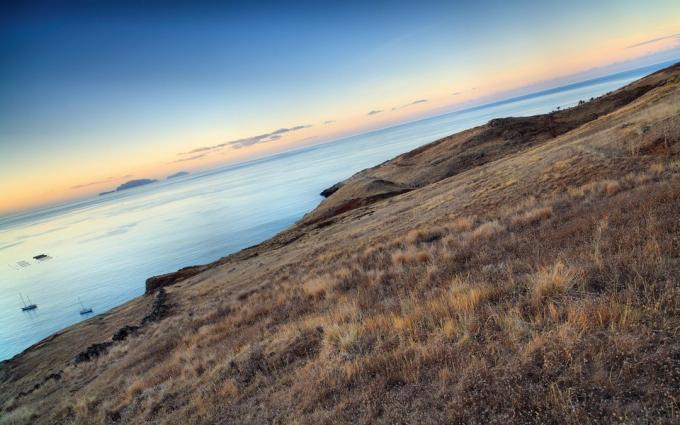 Sastav fotografija. puna horizont