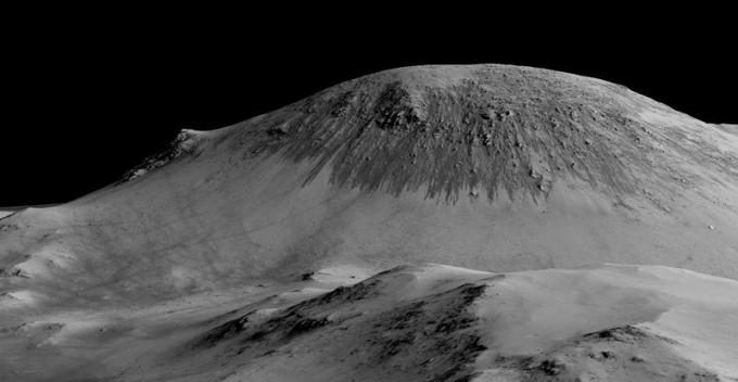 Voda na Marsu ostavlja tamne mrlje na obroncima