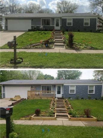poboljšanje dvorišta prije i poslije