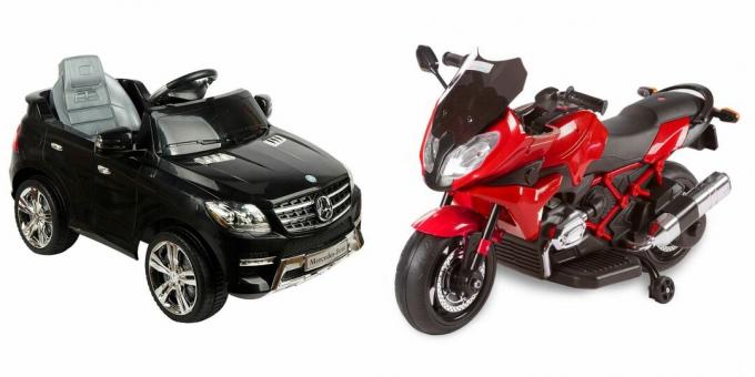 Što pokloniti djevojčici od 5 godina za rođendan: električni automobil ili motocikl