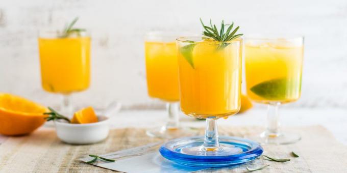 Recepti sokove. narančasta limunada
