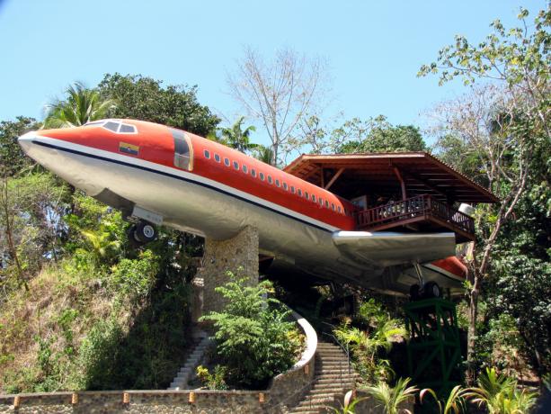 Jedna od soba u Costa Verde je avion