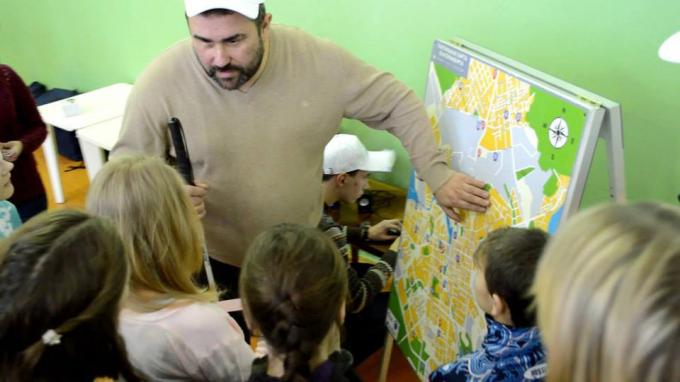 „Bijelog štapa” razvio kartu taktilne od Ekaterinburg