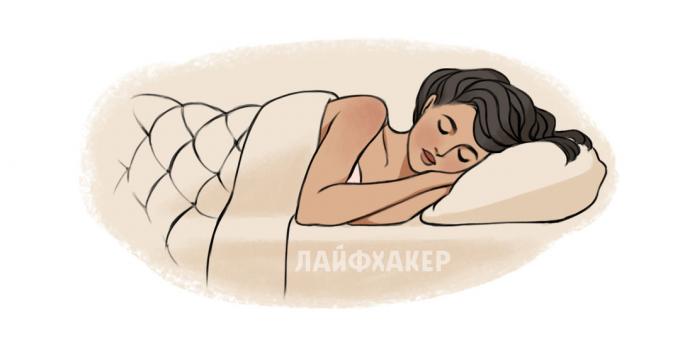 položaj za spavanje