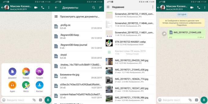 Kako poslati sliku u punoj veličini u WhatsApp za Android