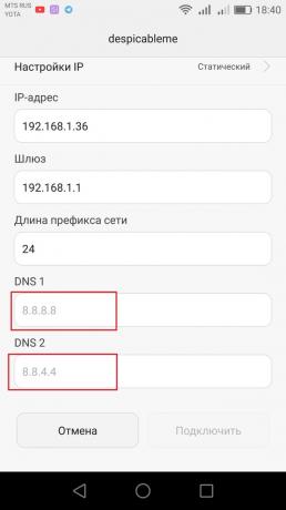 Kako postaviti DNS-poslužitelja na Androidu
