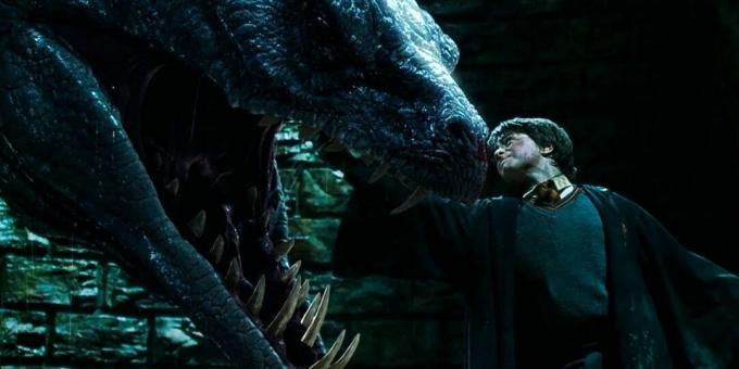 Snimak iz filma o zmiji "Harry Potter i odaja tajni"