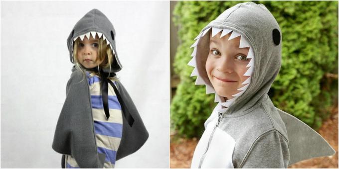 Kako morskog psa kostim