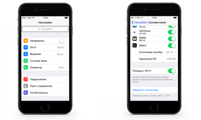 Kako uštedjeti na mobilni prijenos podataka iPhone s iOS-9. Isključite Wi-Fi za pomoć
