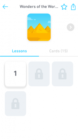 Tinycards: Proces učenja