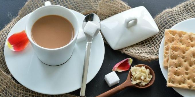 Đumbir Recepti: đumbir mlijeko čaj