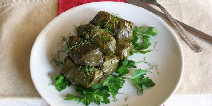 Dolma s piletinom i orasima