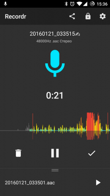 Recordr za Android - kvalitetan diktafon s punim mogućnosti upravljanja