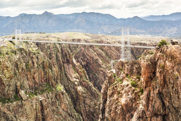 lijepe mostove: Kraljevski Gorge, Colorado