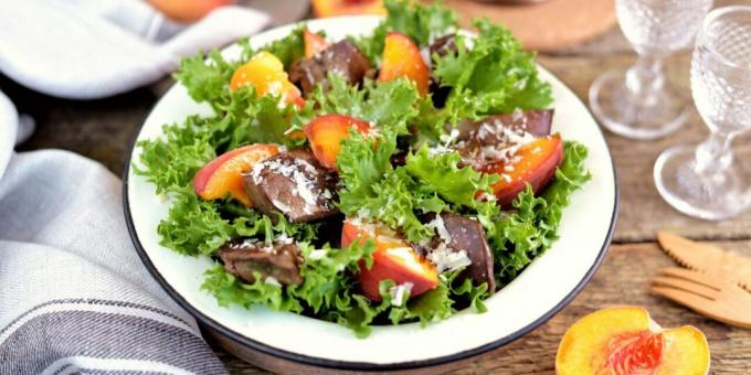 Salata s breskvama i jetrom