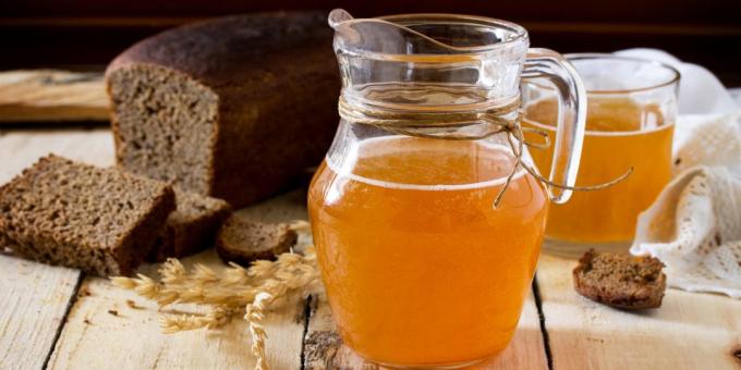 Kvas od breze sok i kruh