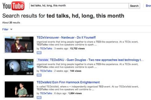 TED Talks, HD, dugo, ovaj mjesec