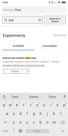 Noćni način na Chrome: Android web sadržaja tamno mod