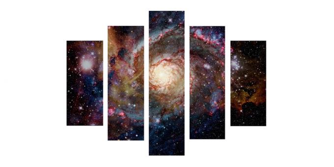 Modularna slika "Sjaj galaksija"
