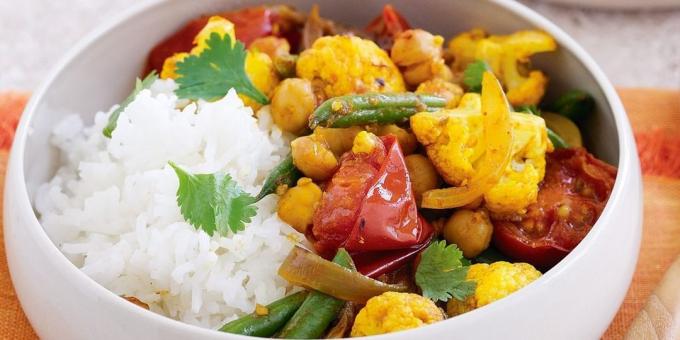 Recepti sa slanutkom: povrća curry sa slanutkom