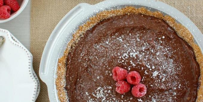 torta recept s malinama: torta sa čokoladom-malina pudinga