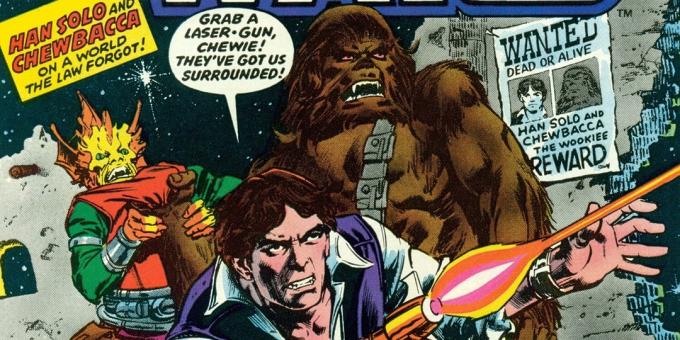 George Lucas: pokrenuo seriju na Marvel stripu, a tržište je ušla u literarnu skriptu prije izlaska filma, prilagođen iz knjige