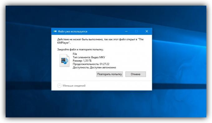 Kako izbrisati datoteku na Windows: Računalo izvještava da je datoteka otvorena u drugom programu