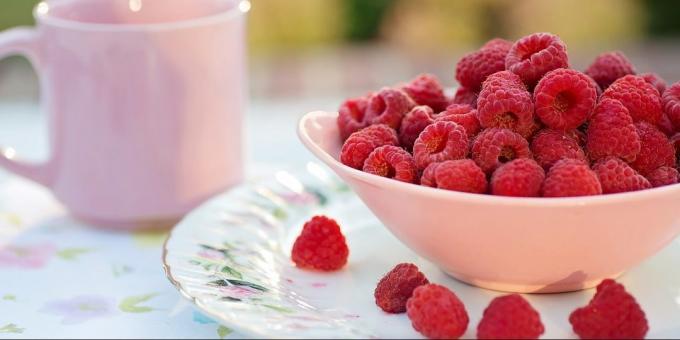 Korisno voće i bobičasto voće: maline