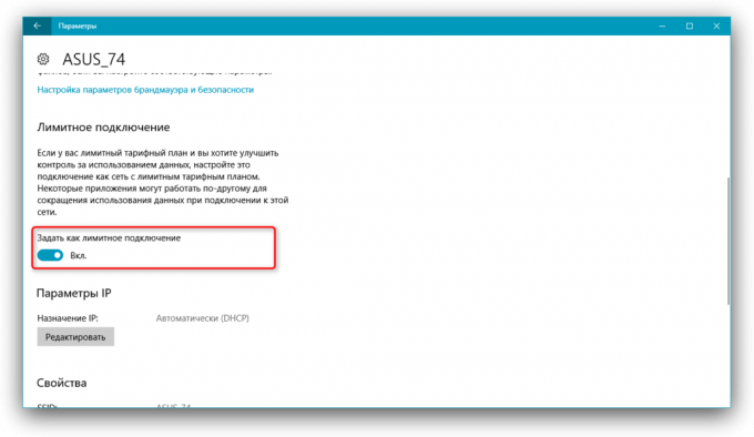 Windows 10 Jesen kreatora Update: Ograničenje veza